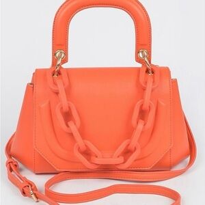 Stylish Orange Handbag
